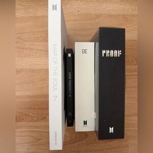 BTS Four Albums Box Set - Map of the Soul, Love Yourself, BE, Proof Anthology